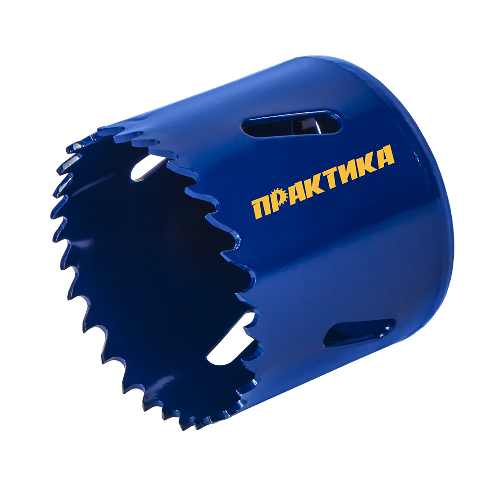 Коронка биметаллическая ПРАКТИКА 51 мм (1шт), клипса (035-998)