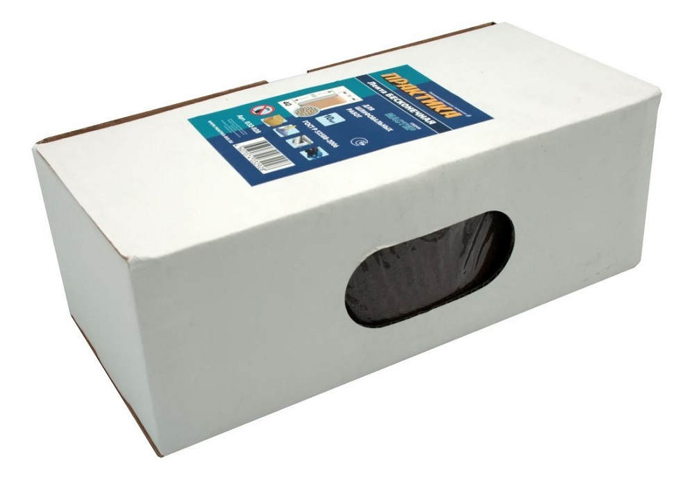 Лента шлифовальная ПРАКТИКА 100 х 610 мм P150 (10шт.) коробка (037-954)