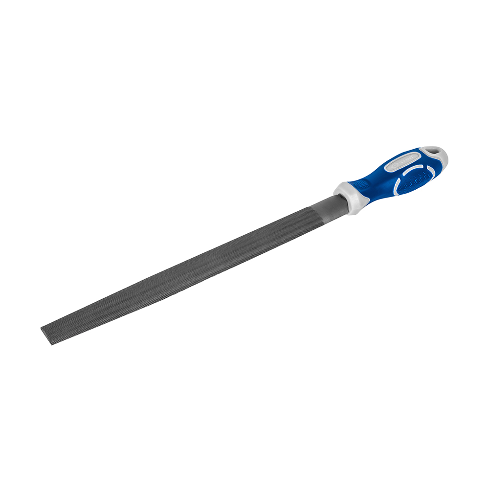 Напильник полукруглый КОБАЛЬТ насечка №2, длина рабочая/общая 225/360 мм, сечение 24х7 мм, 2-х компонентная рукоятка, блистер (247-576)