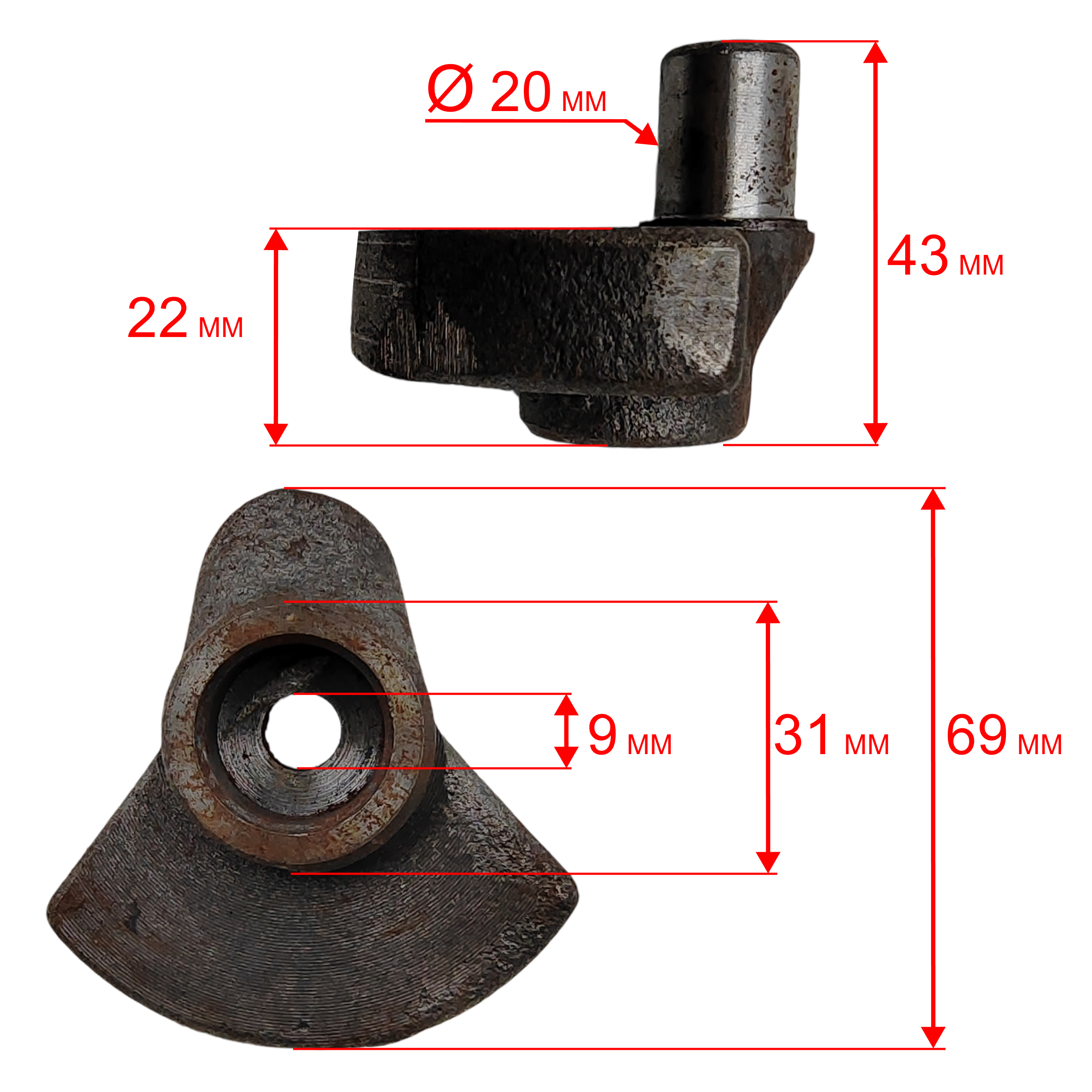 Коленвал QUATTRO ELEMENTI КМ 24/50-200 (248-467-022)