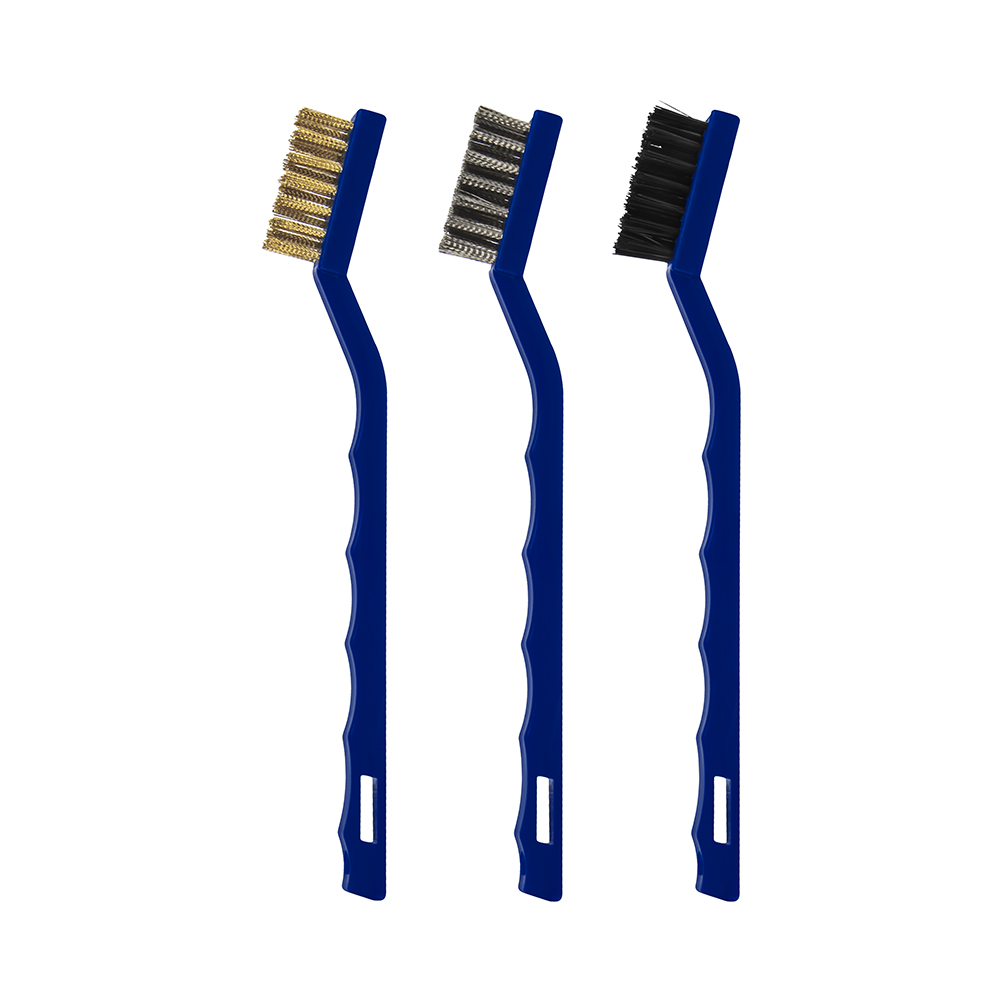 Набор кордщеток КОБАЛЬТ 180 мм, 3 ШТ., пластиковые рукоятки (248-740)