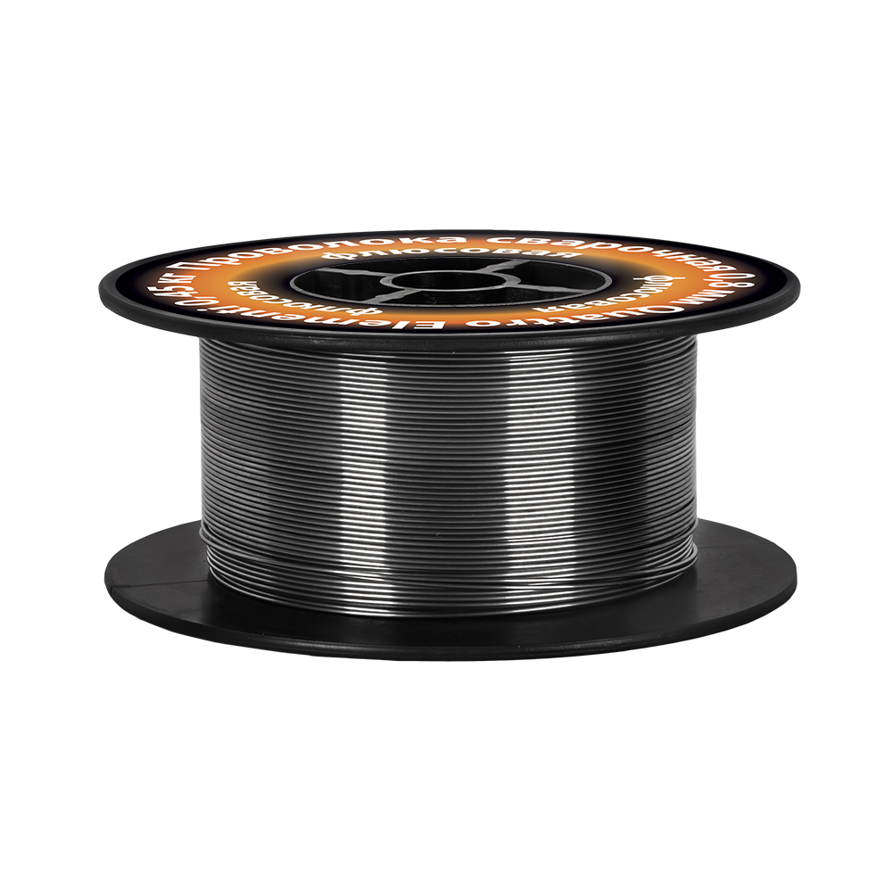 Проволока сварочная QUATTRO ELEMENTI флюсовая, 0,8 мм, масса 0,45 кг, блистер (770-384)