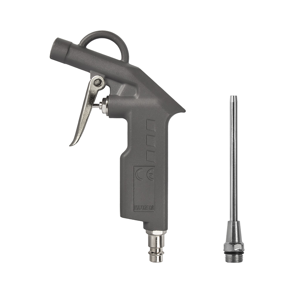 Пистолет обдувочный QUATTRO ELEMENTI длинный носик, разъем EURO, профи (770-896)