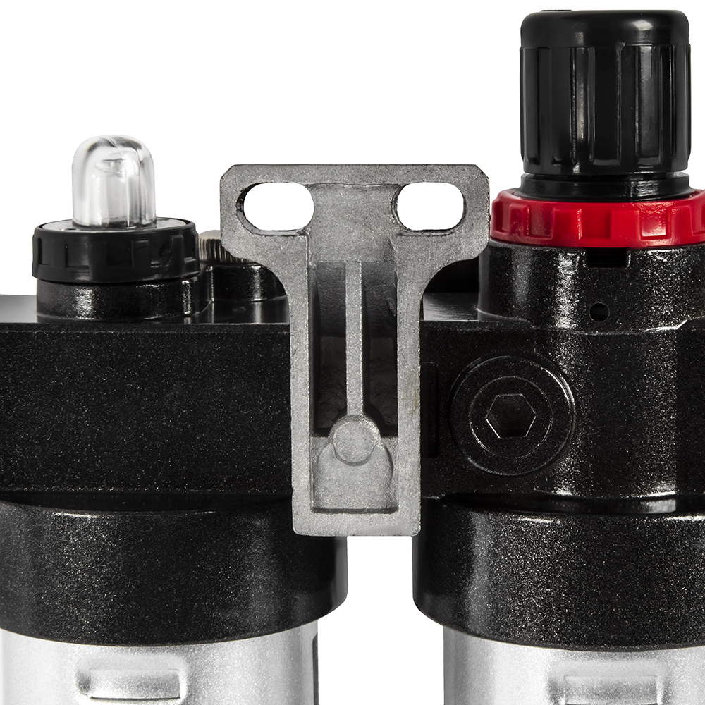 Регулятор давления QUATTRO ELEMENTI MF-3, с лубрикатором и фильтром, разъем EURO (771-053)