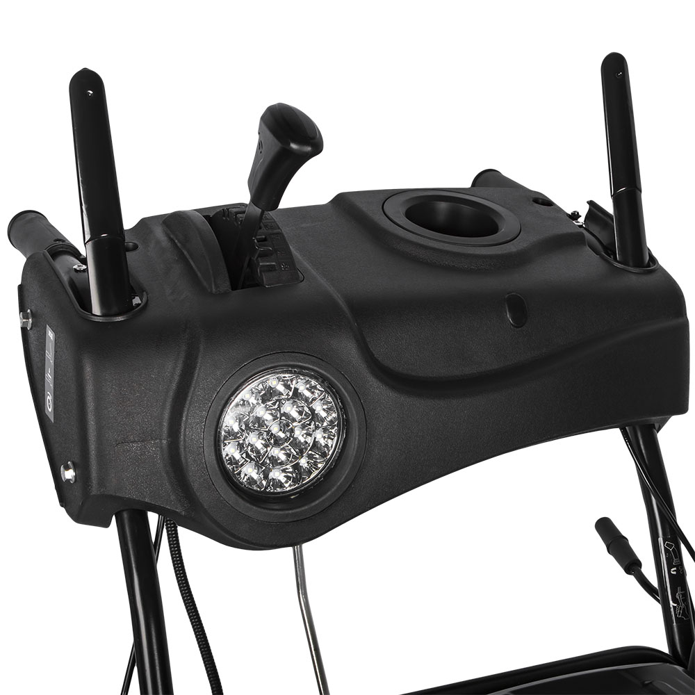 Снегоуборщик бензиновый DDE  ST9072ET (9,0 л.с, 71 см, эл. старт, скор. +6/-2, гусинецы)