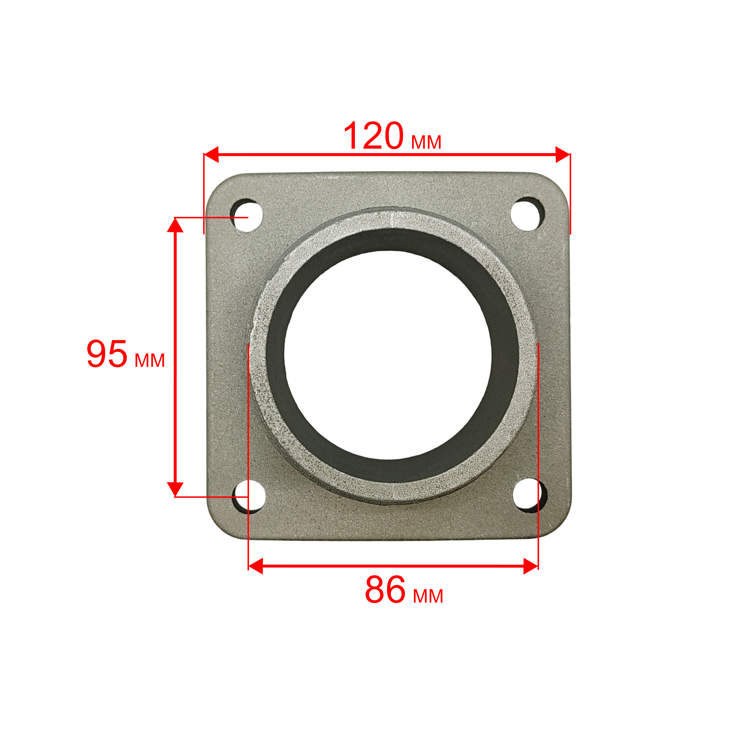 Фланец DDE PTR80H подающий аналог 011583801 KTH-80X (80SP-029)