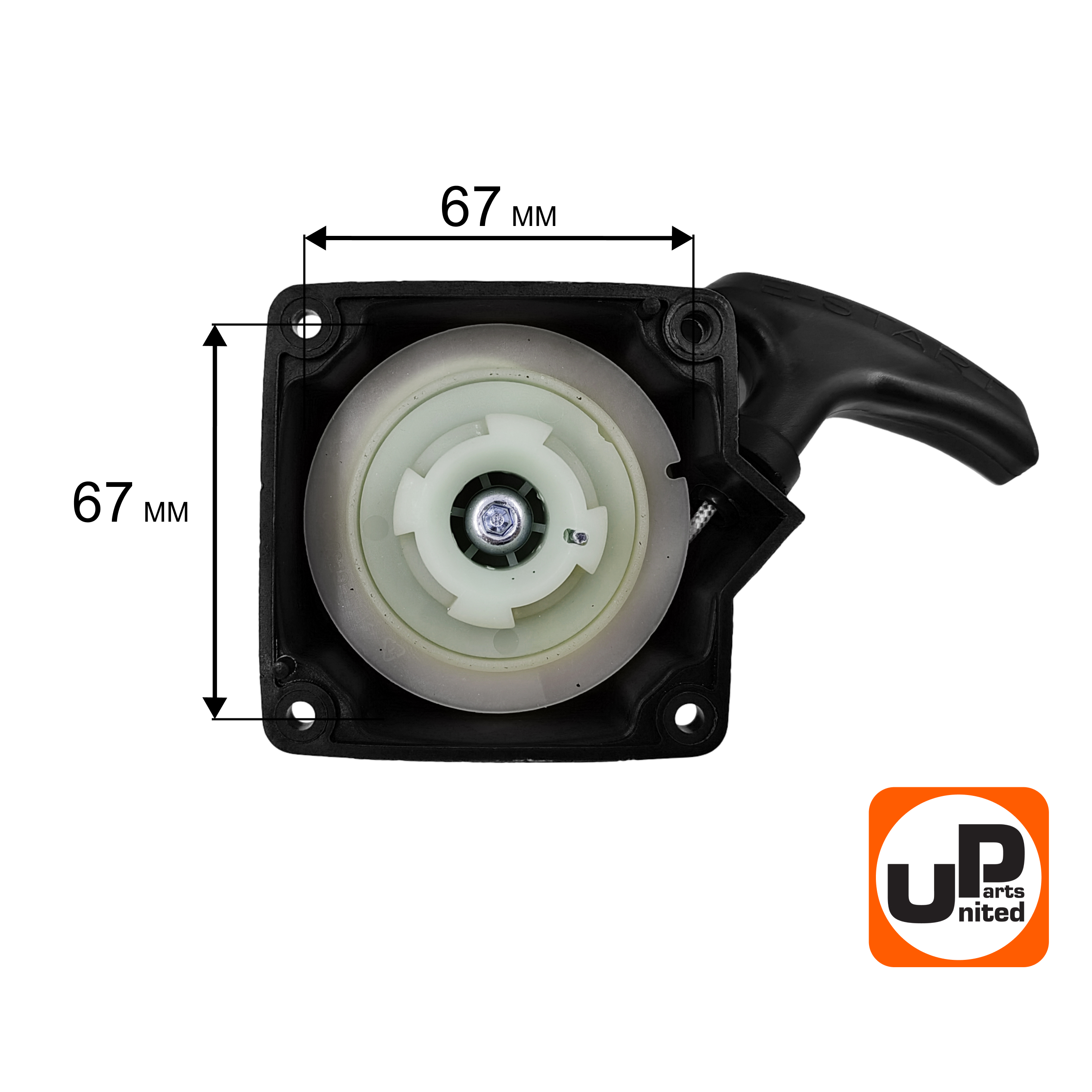 Стартер ручной UNITED PARTS для триммера 33,43,52 куб.см. E-start