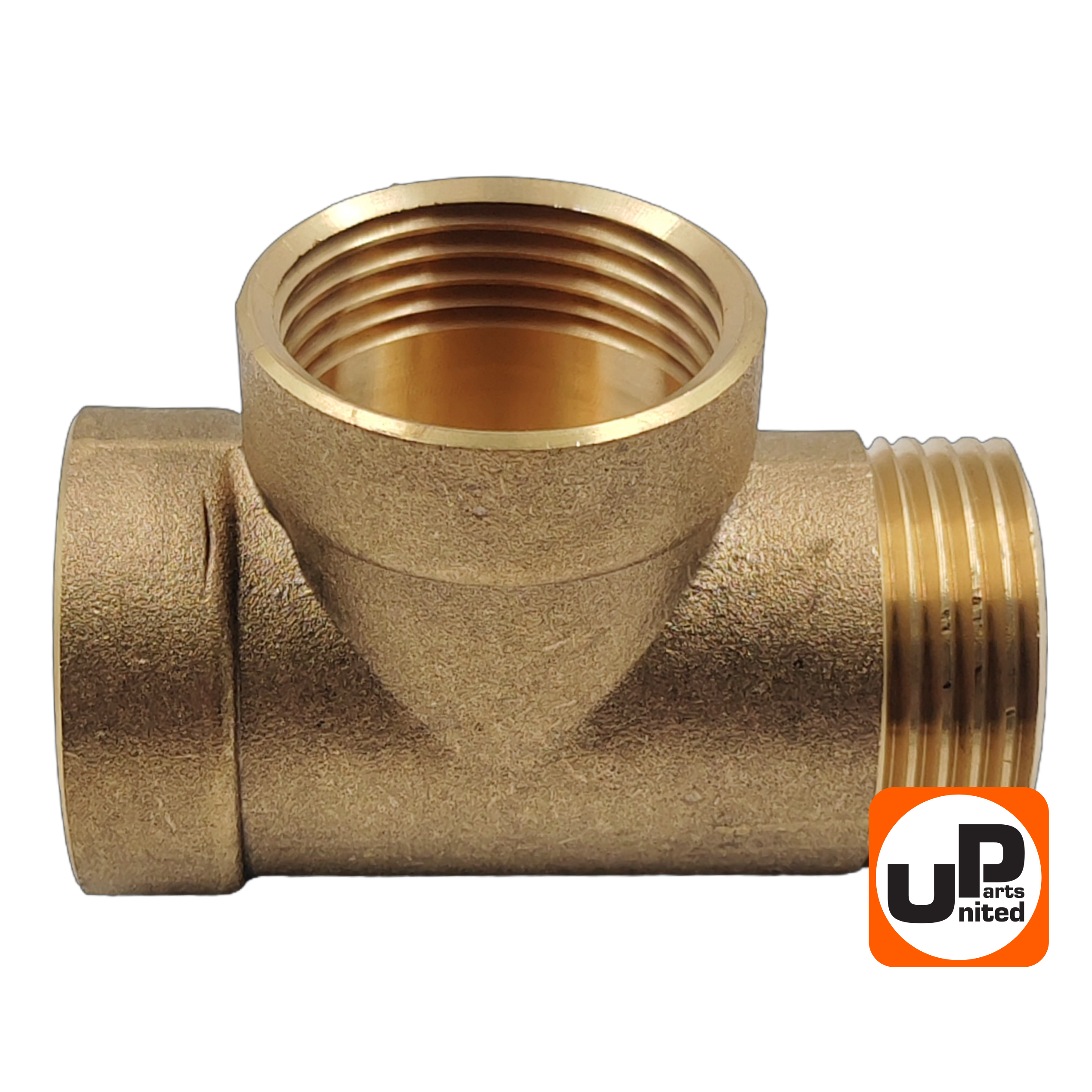 Штуцер UNITED PARTS 3-выводной1"F×1"F×1"M (90-0316)