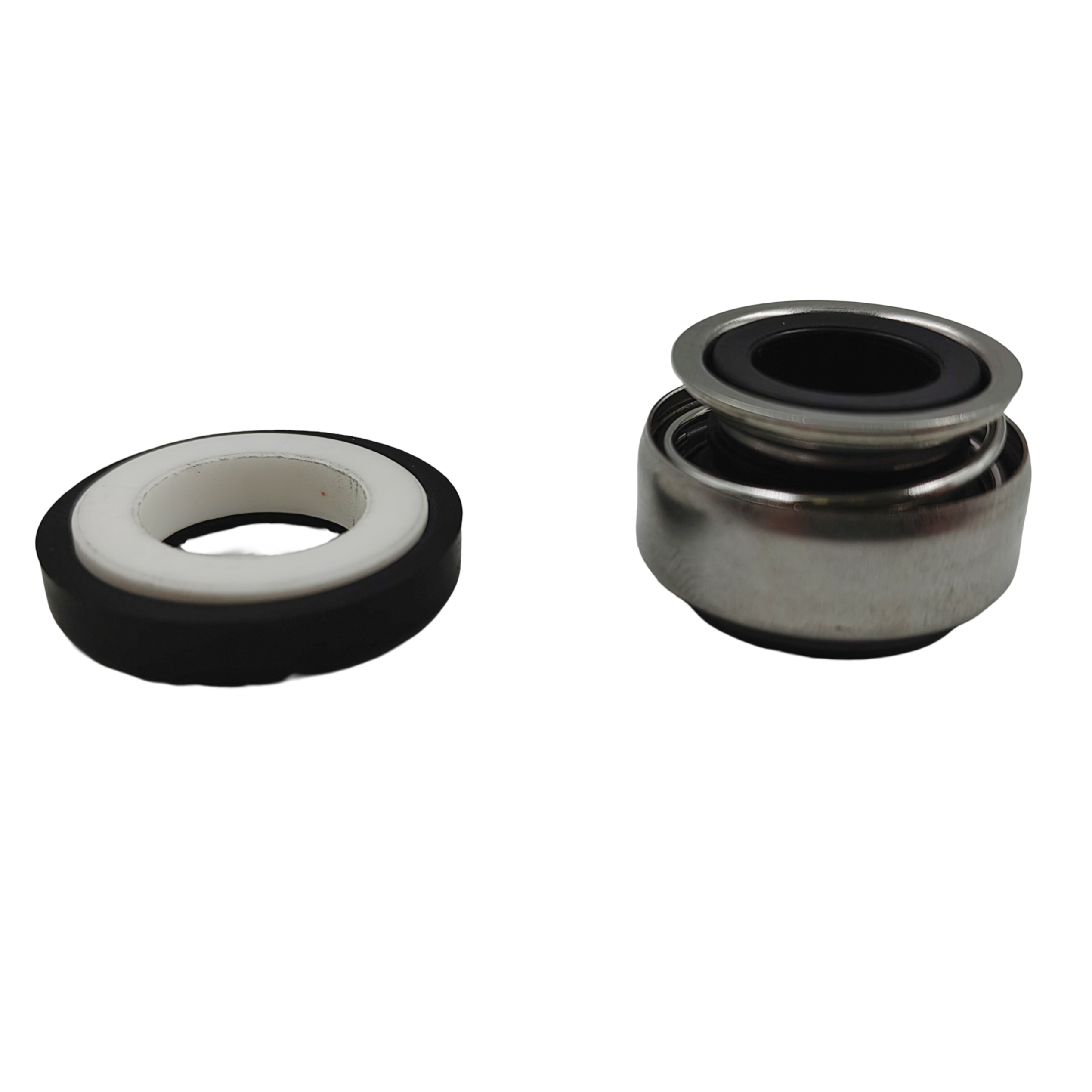 Сальник механический QUATTRO ELEMENTI Automatico 1001 Inox (мех: Ø24мм, Ø12мм, высота 15,5мм) (кер: Ø26мм, Ø14мм, высота 5мм)