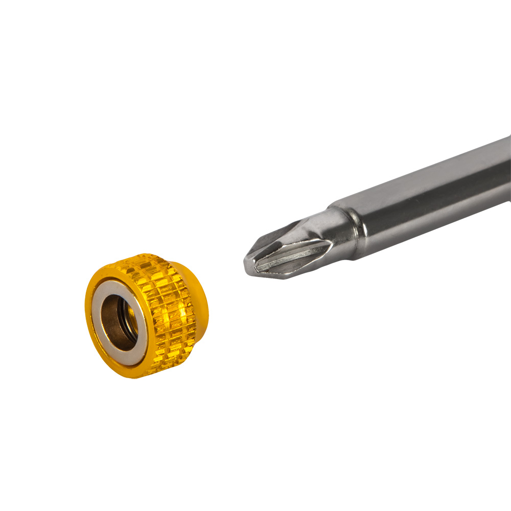 Бита отверточная ПРАКТИКА "Профи" PH-2 х 110мм с магнитным кольцом (1 шт) блистер (915-632)