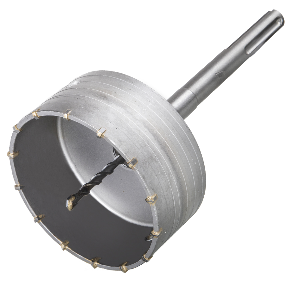 Коронка твердосплавная ПРАКТИКА SDS-Max ударная 125 мм (1шт.) клипса (917-958)