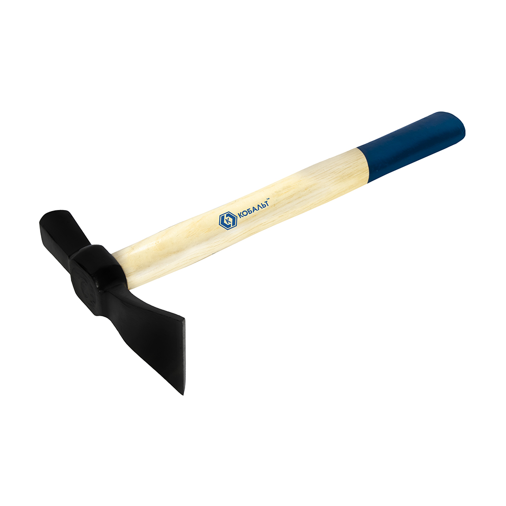 Молоток каменщика КОБАЛЬТ - кирочка, 530 гр., деревянная рукоятка из ясеня (918-695)