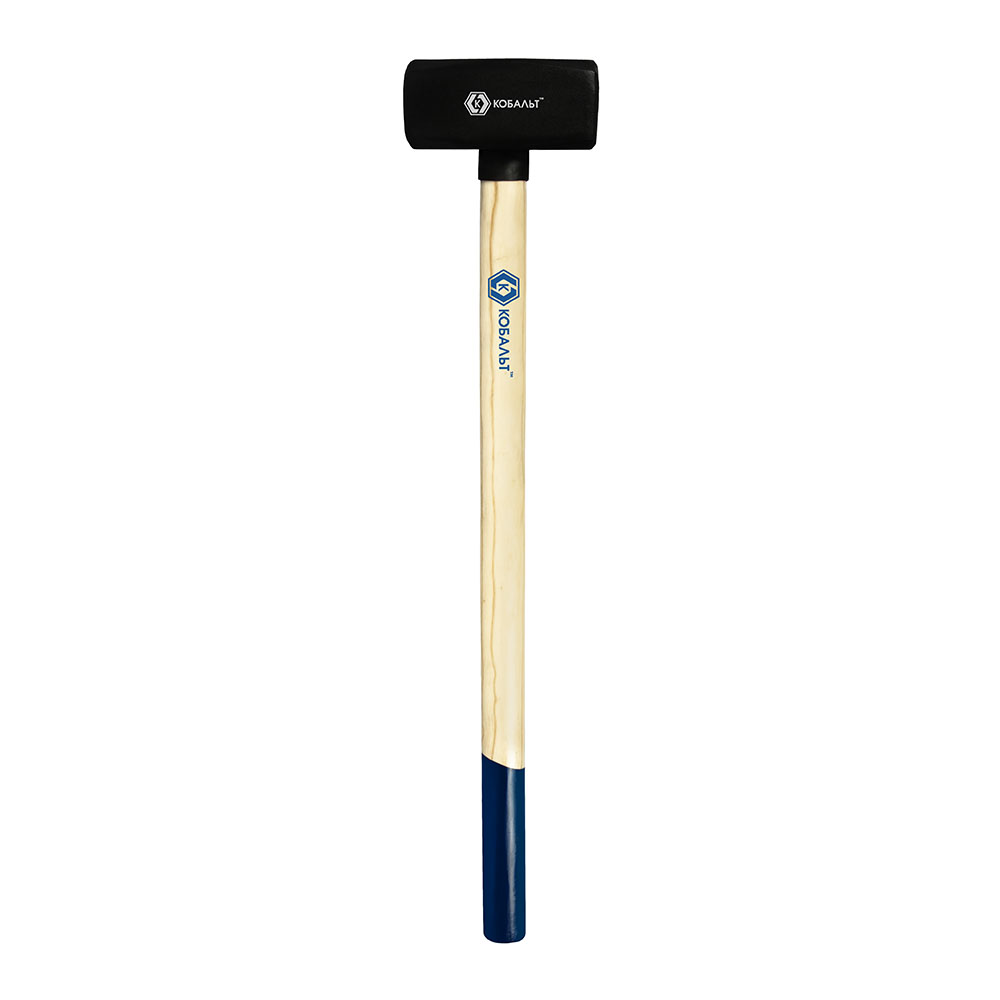 Кувалда КОБАЛЬТ 8 000 гр., деревянная рукоятка из ясеня, длина рукоятки 900 мм (918-701)