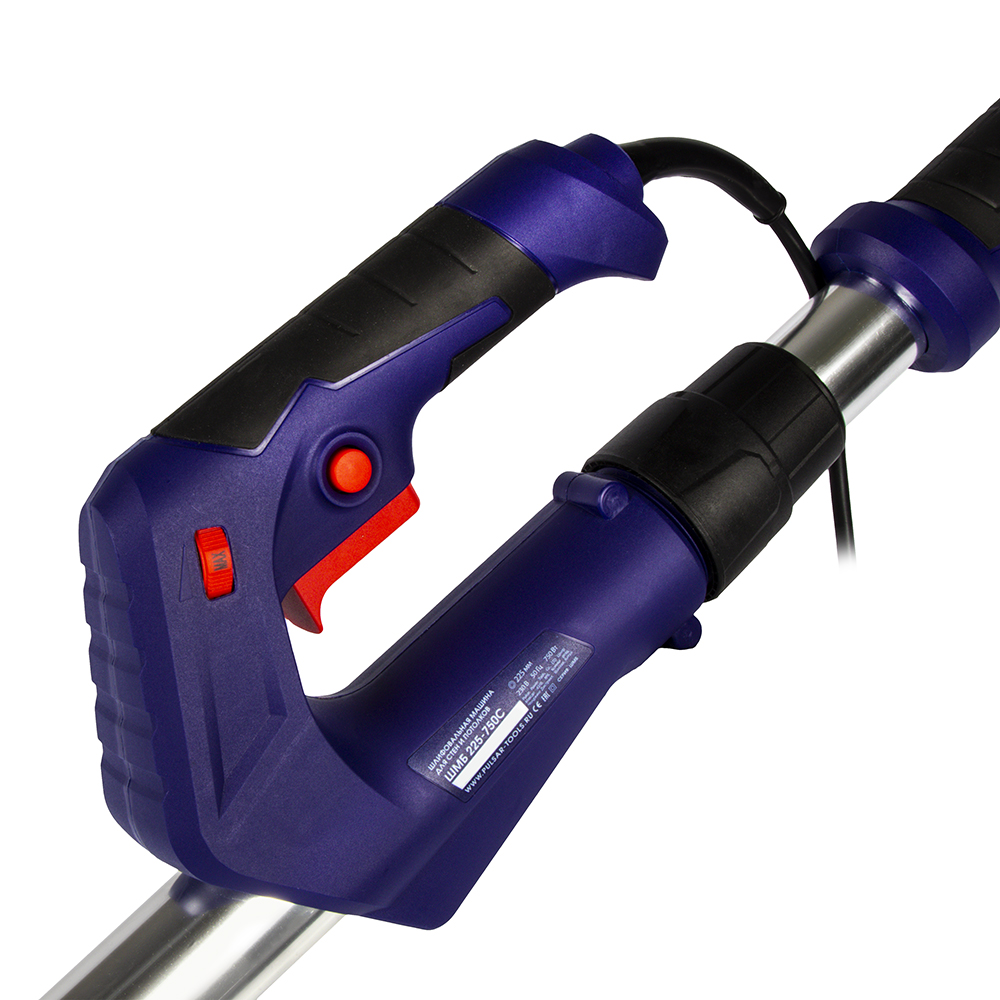 Шлифмашина для стен и потолков ПУЛЬСАР ШМБ 225-750С (750 Вт, 225мм, 700-1700 об\мин, подстветка, телескоп, подключ к пылесосу)