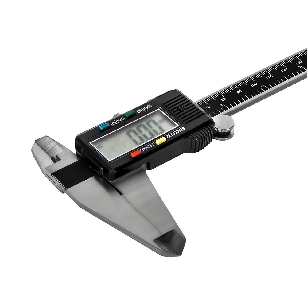 Штангенциркуль КОБАЛЬТ цифровой, ШЦЦ, открытого типа, 300 мм, точность 0,01 мм, глубиномер, направляющая из нерж. стали, кейс (919-890)