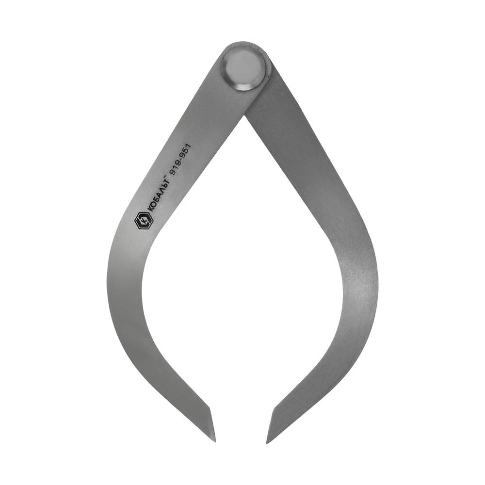 Кронциркуль КОБАЛЬТ для разметки и наружных измерений до 125 мм, из углеродистой стали, подвес (919-951)