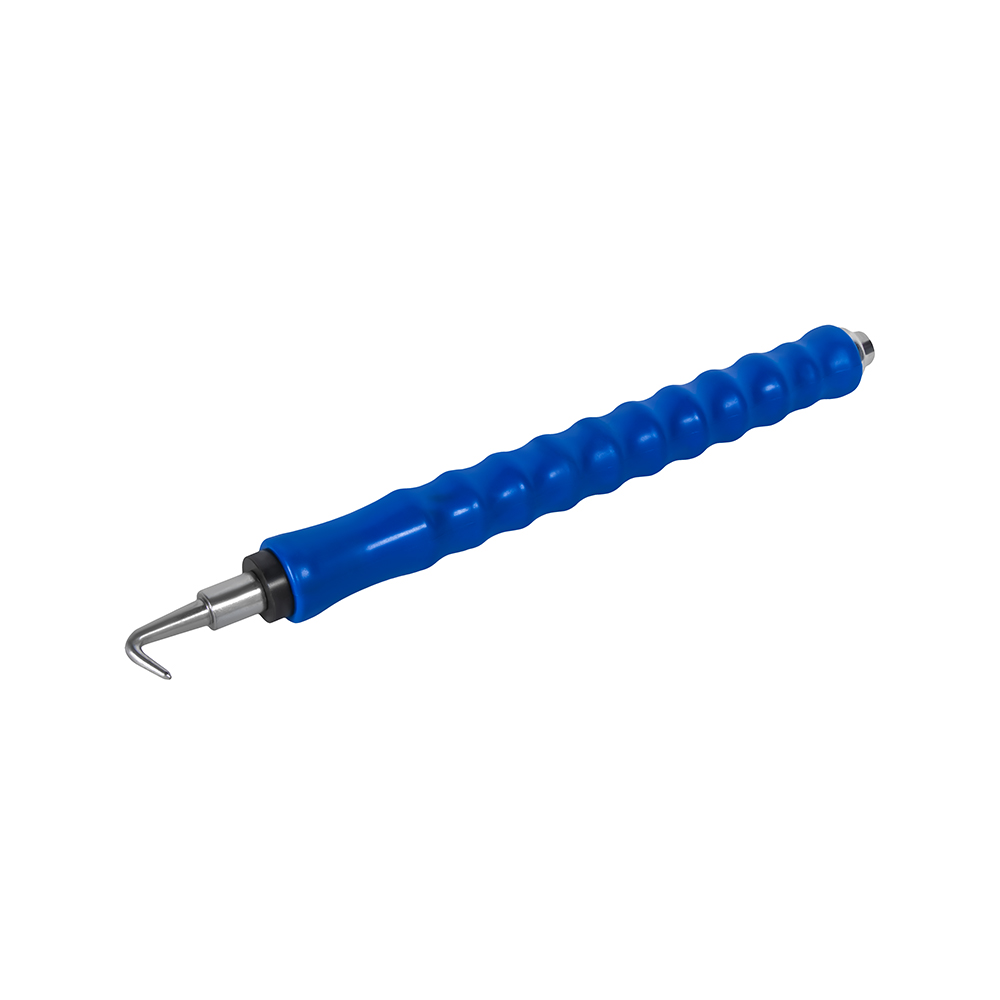 Крючок для вязки арматуры КОБАЛЬТ АВТОМАТИЧЕСКИЙ, 300 мм, из нержавеющей стали, обрезиненная рукоятка, блистер (920-674)