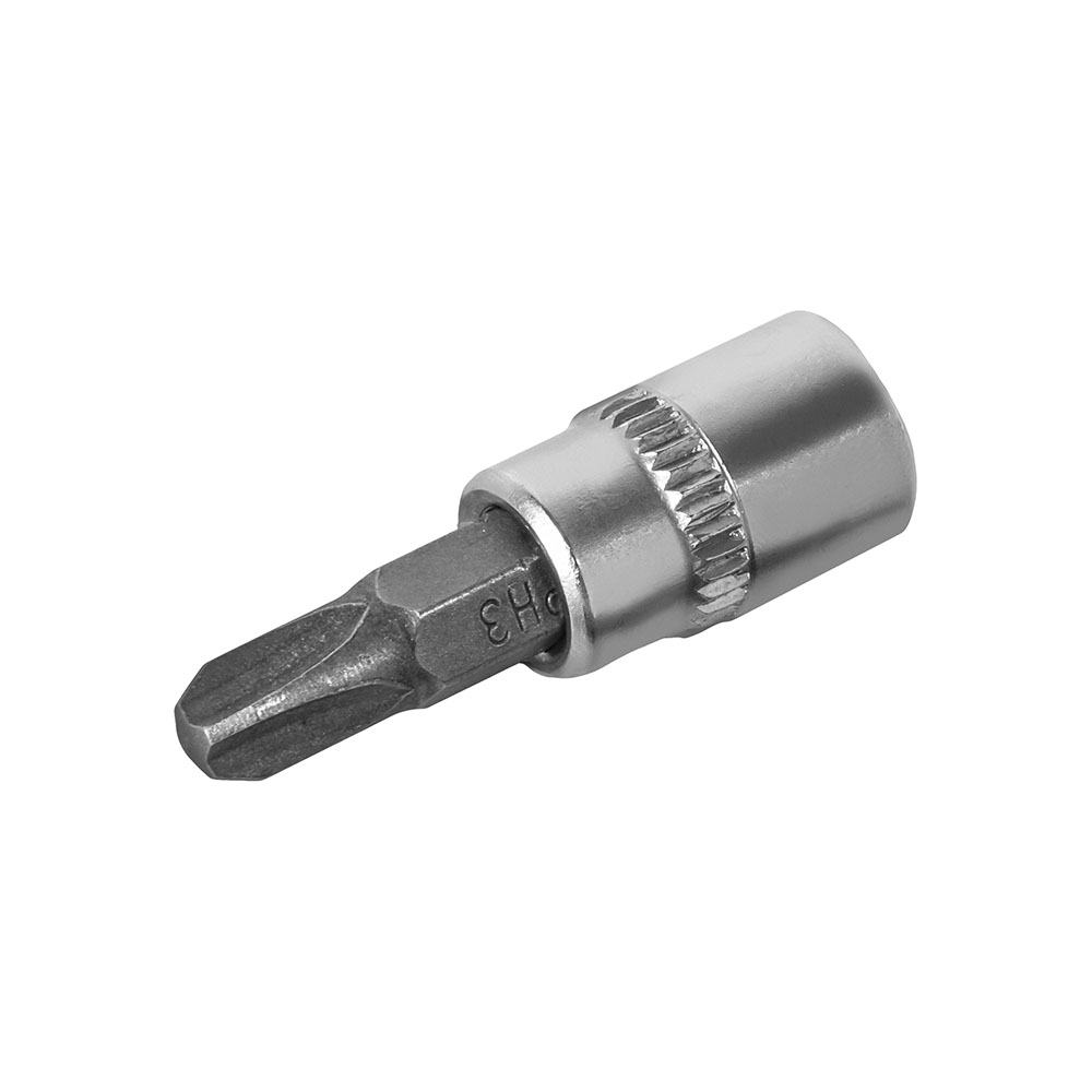 Головка торцевая со вставкой КОБАЛЬТ 1/4", PH3, CR-V, подвес (923-422)