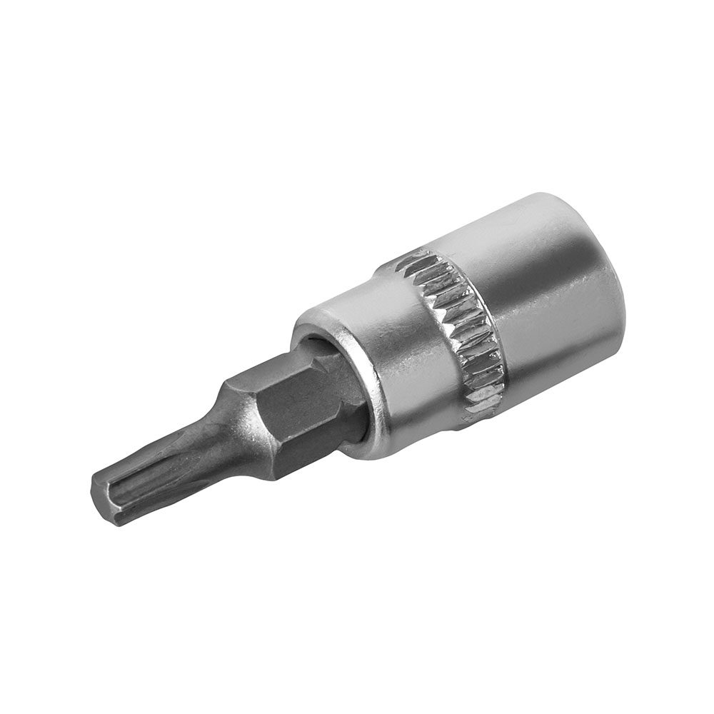 Головка торцевая со вставкой КОБАЛЬТ 1/4", TORX25, CR-V, подвес (923-590)
